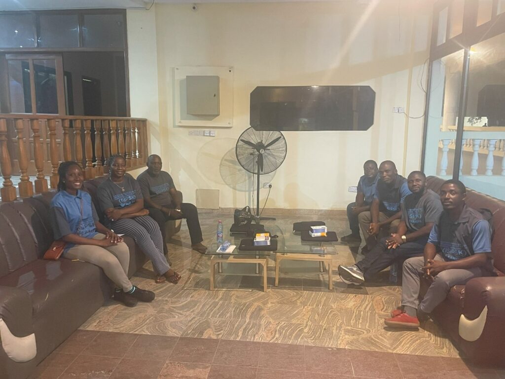 Members of the ISIPSK research team in Abuesi having concluded the month-long data collection exercise