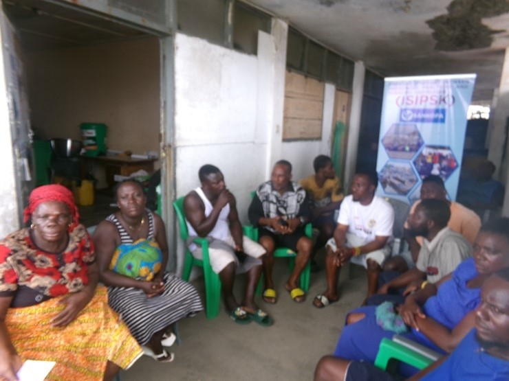 Mixed gendered focus group discussion with service providers and other livelihoods in Cape Coast Abrofo mpoano
