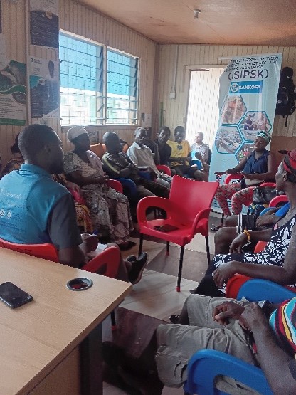 Focus group discussion with service providers and other livelihoods in Sekondi