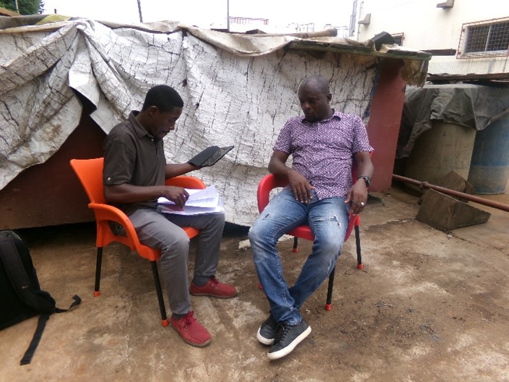 Key informant interview with the Chairman of the Landing beach enforcement committee in Sekondi