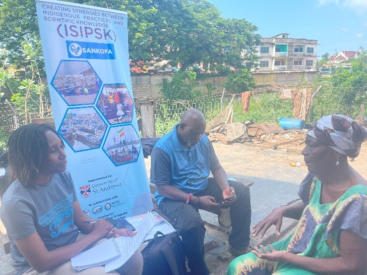 Key informant interview with fish processor and NAFPTA president in Sekondi