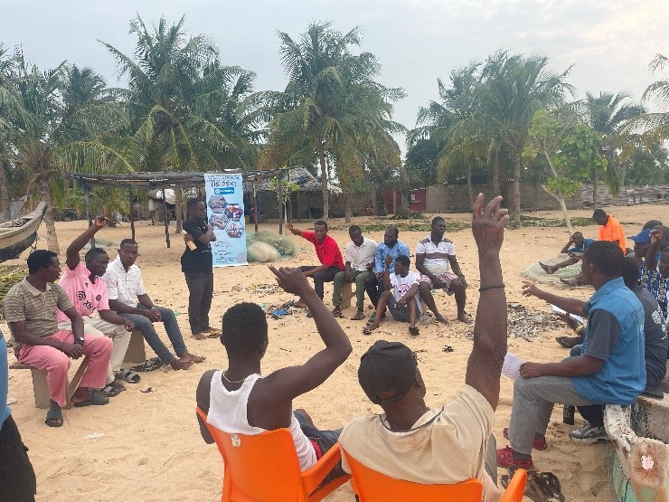 Focus group discussion with crew fishermen in Abutiakope